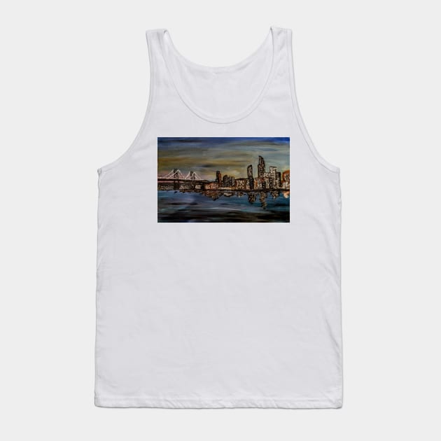 New york skyline Tank Top by kkartwork